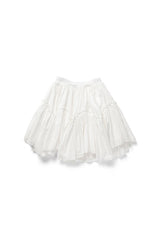 Wave frill skirt_ivory