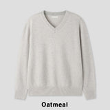 [wool80%] コップウールレイヤードVネックニット
