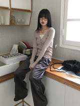 フィレグロッシーパラシュートツーウェイナイロンロングワイドパンツ