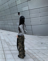 Line printing pants (2colors)