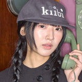 logo button cap black