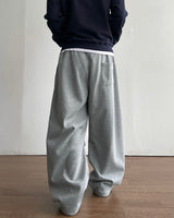 Drop Curved Bonded Sweatpants