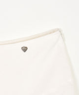 BALLOON MINI SKIRT WHITE