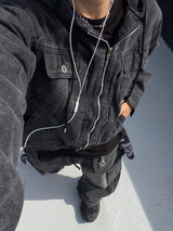 Fed Two-Way Denim Hooded Jacket 2C