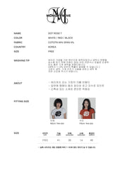 dot rose t (black)