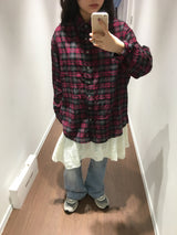 Epi check shirt (2color)
