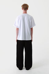 シェードクロスTシャツ-WHITE
