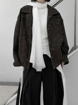 Dion Tie-Dye Leather Jumper