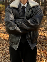 Depoca Vintage Leather Mustang Jacket
