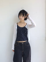 Dawn Star button sleeveless