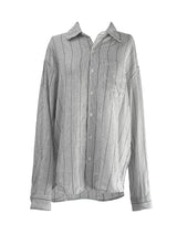 [unisex] overfit joy stripe shirt (2color)