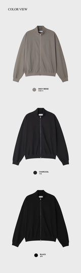 Look Siero Waffle High-Neck Two-Way Zip-Up