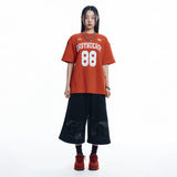 88 Football Short Sleeve T-Shirt - RED