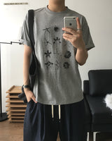 Fish Print Short Sleeve