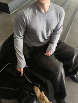 No.1535 steady V KNIT (4color)