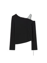 アイレットオフショルダー L/S (BLACK)