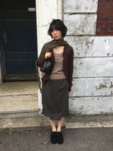シャープリー レース スリーブレス (6color)