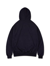 UNISEX Two-Tone Blur Emborogo Hood Zip-Up Navy (FCF1ZP323M)