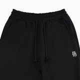 PIN TUK SWEAT PANTS (BLACK)