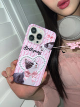 [Twisted knit Cat] Hard case