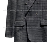 Oakley checked daddy blazer