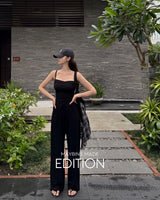 [MADE] Lay pleats sleeveless & pants set