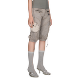 WMNS BEUTER® GREY WASH SKINEE SHORT / WMNS BEUTER® グレーウォッシュ スキニーショート
