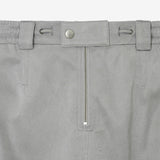 FRONT ZIP CARGO PANTS ASH GREY