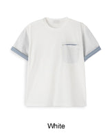 セレン チェック ロールアップ ショートスリーブ Tシャツ