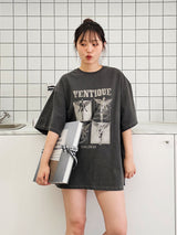 VENTIQUE ピグメントダークエンジェルTシャツ2color