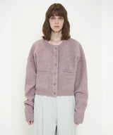 FLUFFY KNIT CARDIGAN