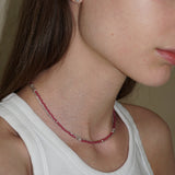 GLITTER NECKLACE PINK
