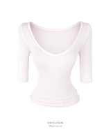 Suzy 3/4 sleeve top (4color)