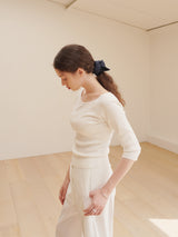 Cosymosy Silky Tie Scrunchie - 3 Color