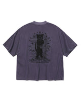 ピアシングピグメントクロスTシャツ - [ダークパープル]