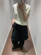 バーメルプリーテッドスカートパンツ (2color)