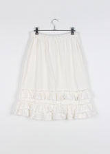 FRILL MIDI SKIRT