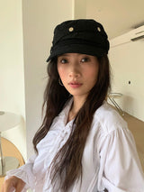 Belted point military cap(2c)