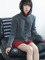 CLASSIC ROUND JACKET (GREY)