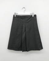 Fold wrap midi skirt (2color)