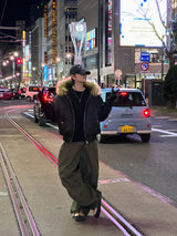Continuous Nonfade Balloon Denim Pants 2C