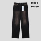 Terne semi wide denim pants