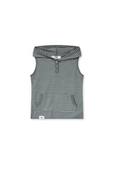 hd stripe top (dark grey)