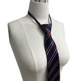 High Teen color combination striped auto tie (2 colors)