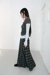 check low long skirt(2colors)