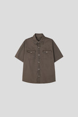 コウルウェスタンショートスリーブシャツ (4 Colors)