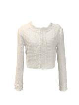 cropped tweed jacket (2color)