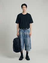 26SS★ ボーイクロップUネック半袖Tシャツ