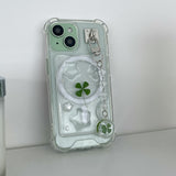 [made]Lucky clover magsafe card wallet