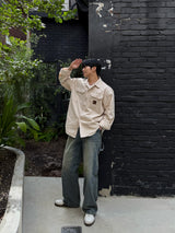 Double pocket patch shirt